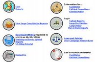 Virginia Campaign Finance Website